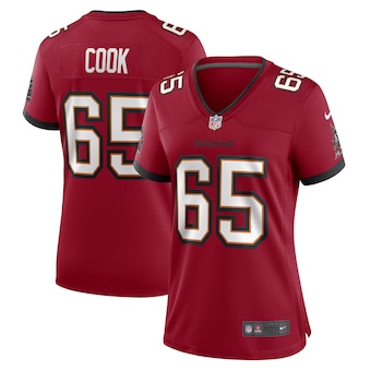 womens nike dylan cook red tampa bay buccaneers game player 